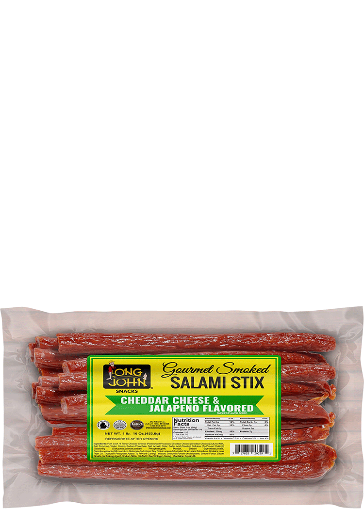 Kubisch Jalapeno & Cheddar Dried Salami Sticks Total Wine & More