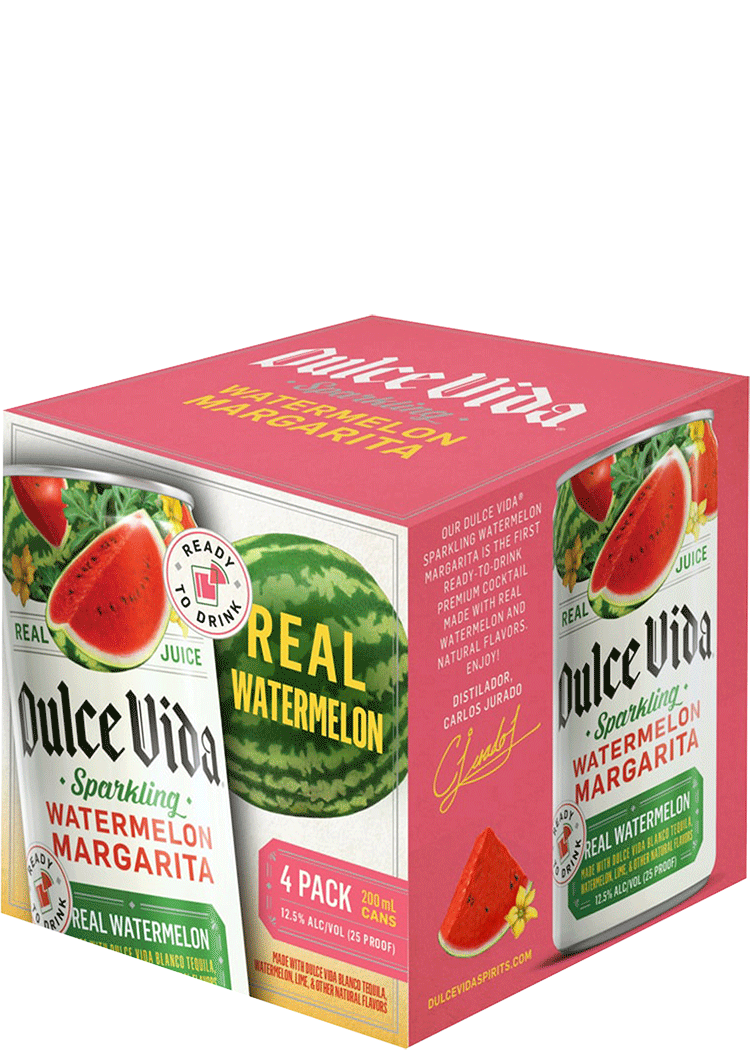 Dulce Vida Sparkling Watermelon Margarita Total Wine & More