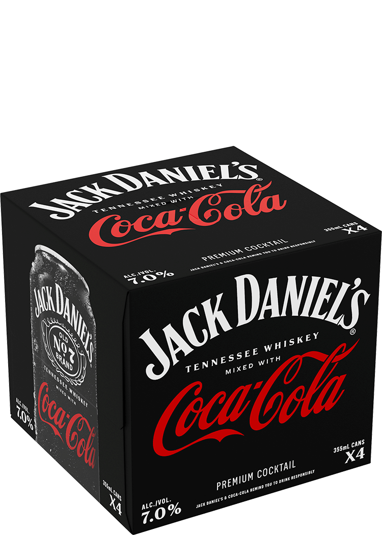 Jack Daniels & CocaCola Canned Cocktail Total Wine & More