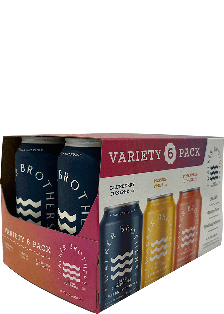 Walker Brothers Hard Kombucha Variety Total Wine & More