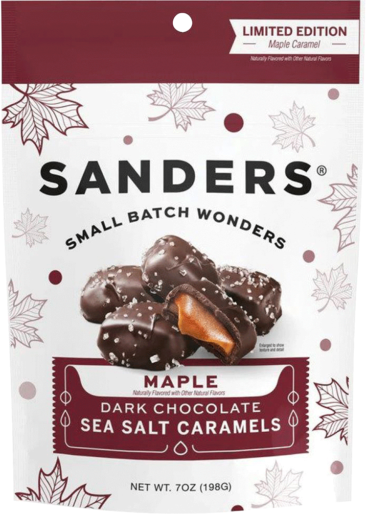 Sanders Maple Dark Chocolate Sea Salt Caramels Total Wine & More