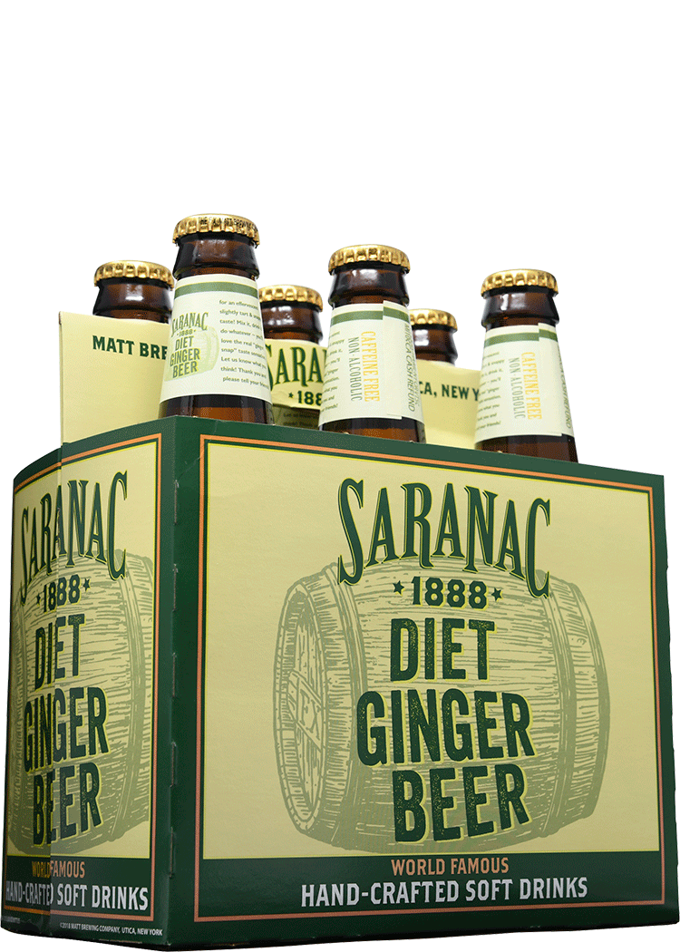 Saranac Soda Diet Ginger Beer Total Wine & More