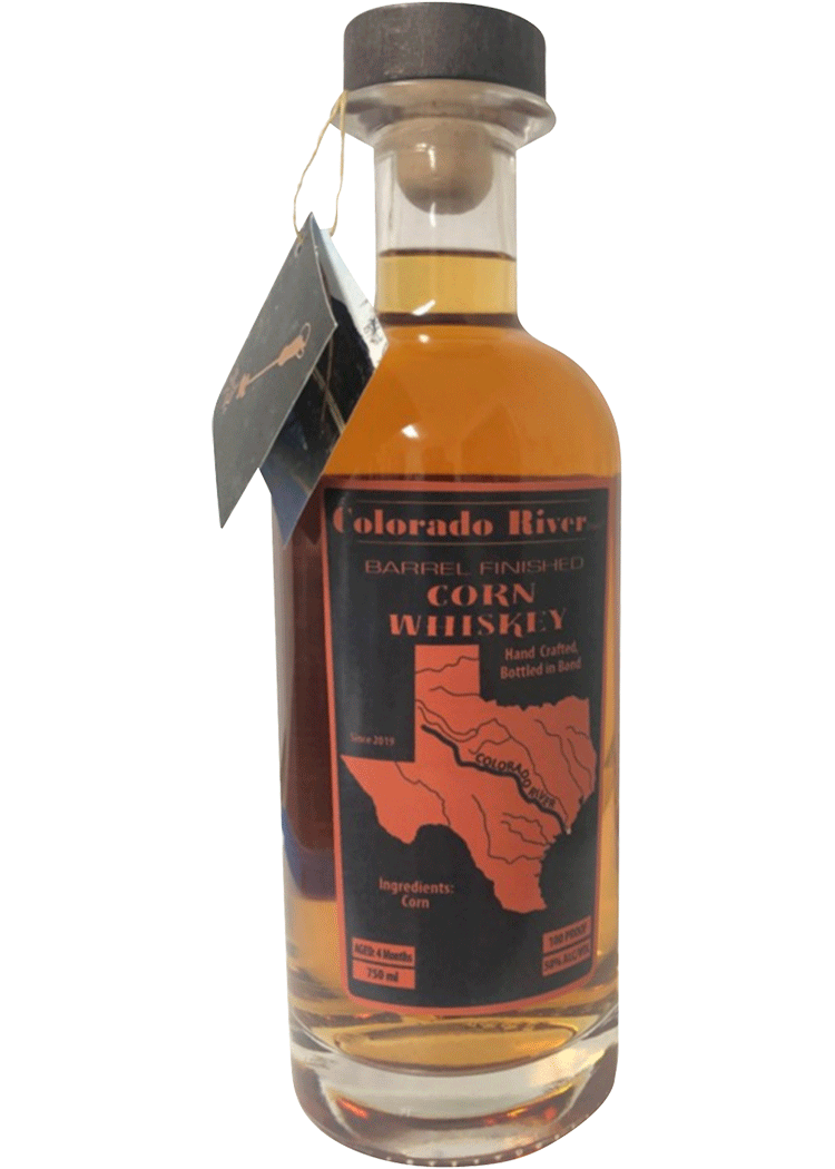 Texas Rivers Distilling Colorado River Barrel Finished Corn Whiskey
