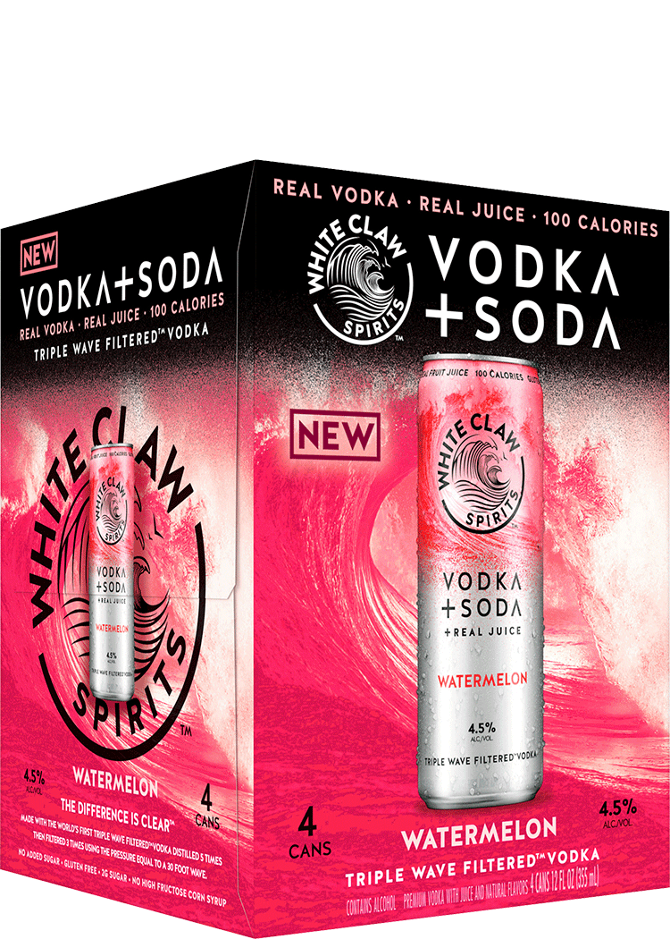 White Claw Vodka Soda Watermelon Total Wine & More