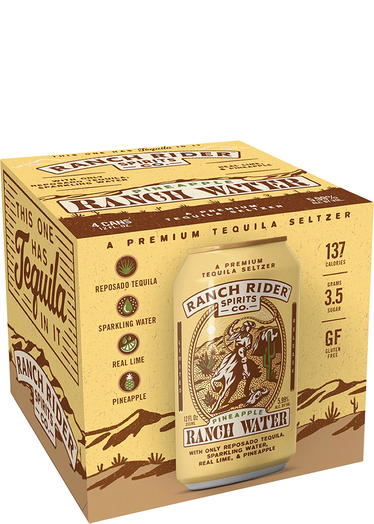 Ranch Rider Pineapple Ranch Water Total Wine & More
