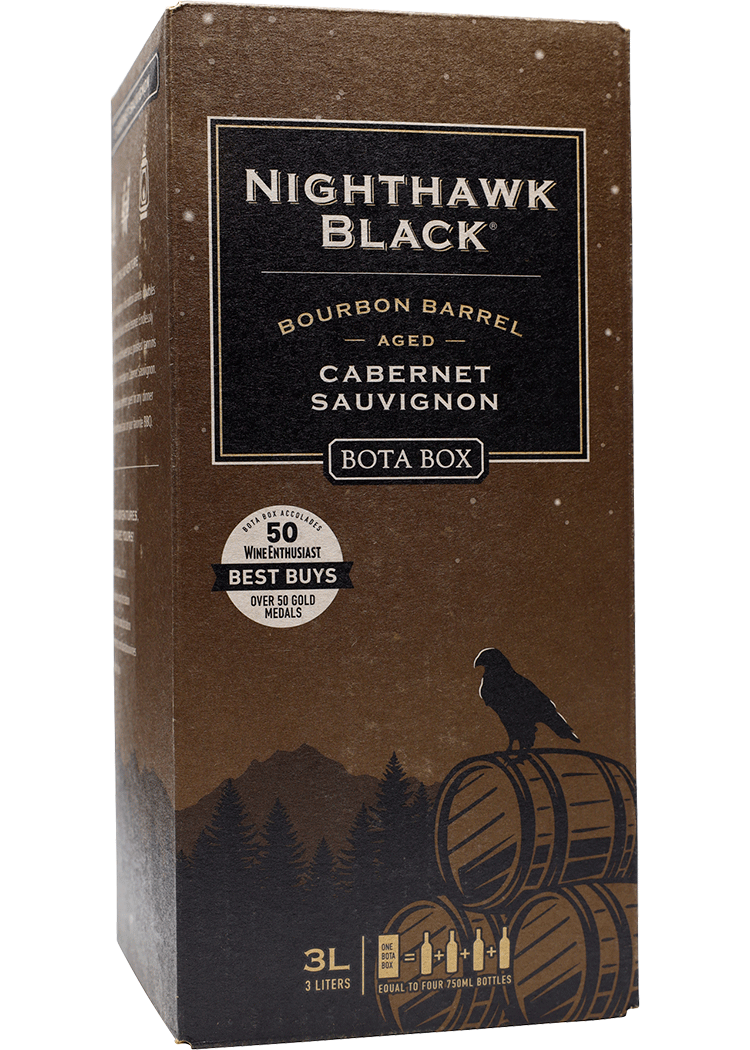Bota Box Nighthawk Black Bourbon Barrel Aged Sauvignon Total