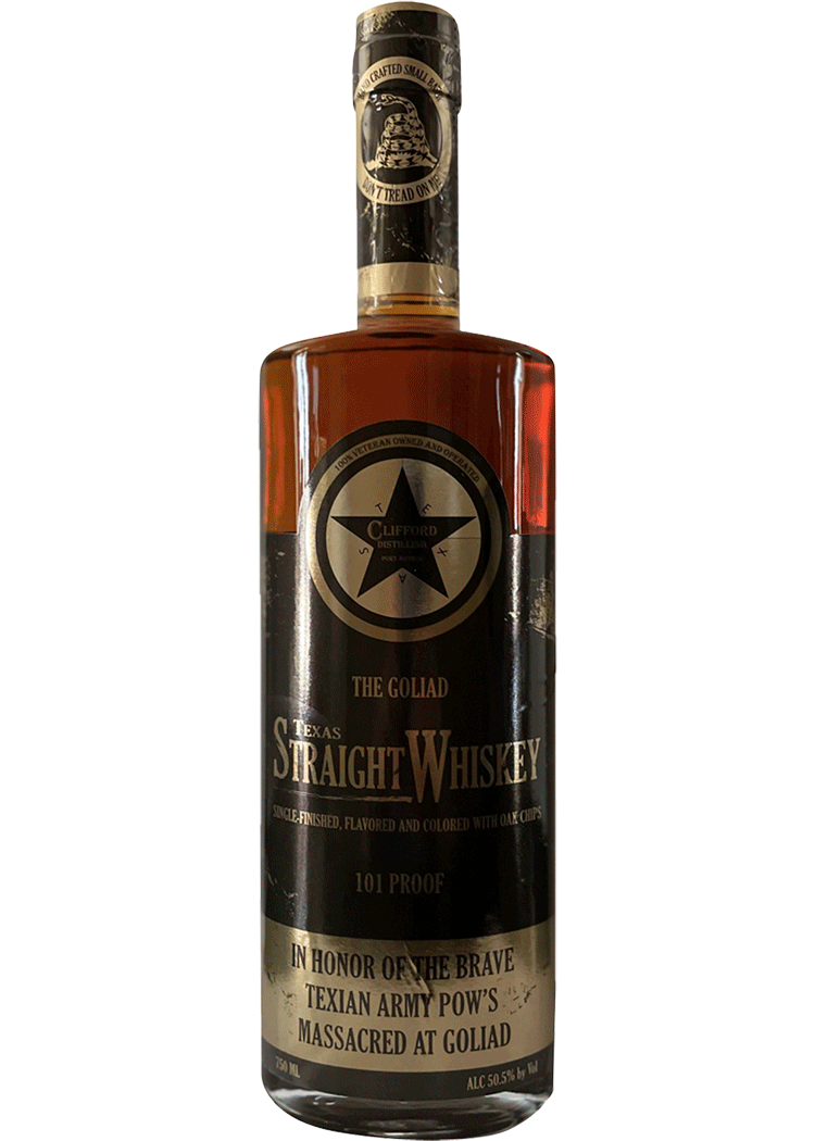 Clifford Distilling The Goliad Texas Straight Whiskey Total Wine & More