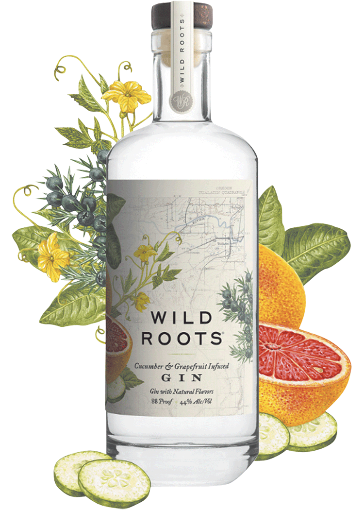 Wild Roots Cucumber & Grapefruit Infused Gin Total Wine & More