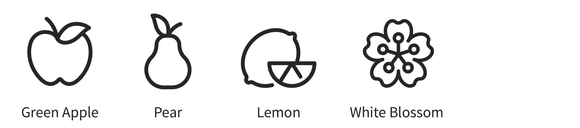 unoaked flavor icons