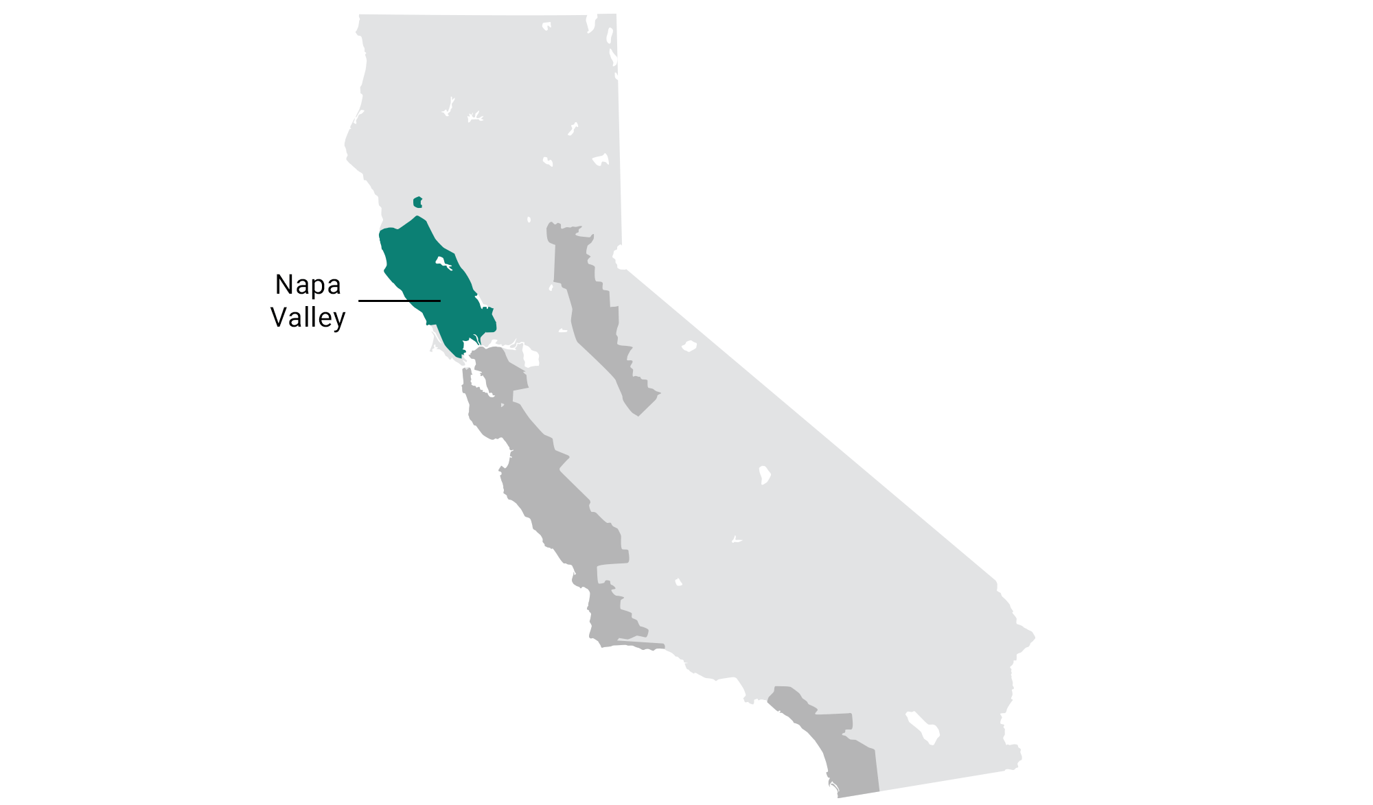 napa valley map