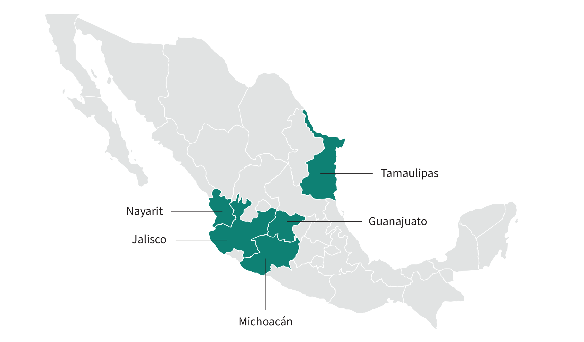 Tequila Jalisco Mexico Map