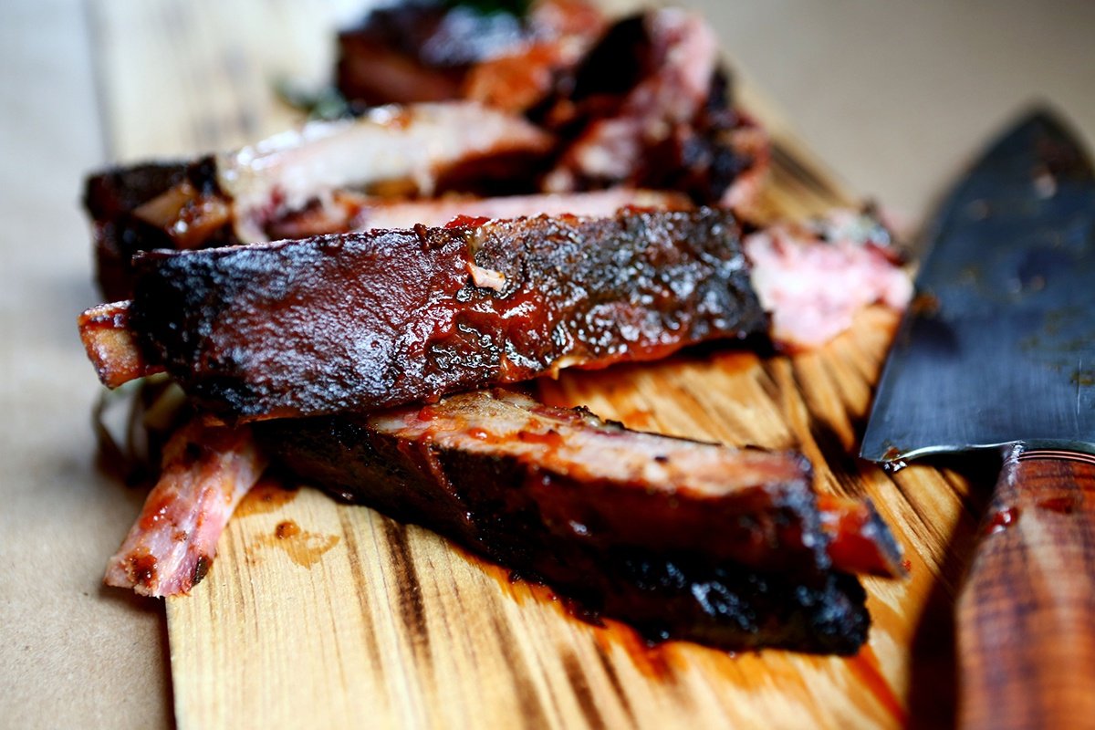 barbecue pork ribs