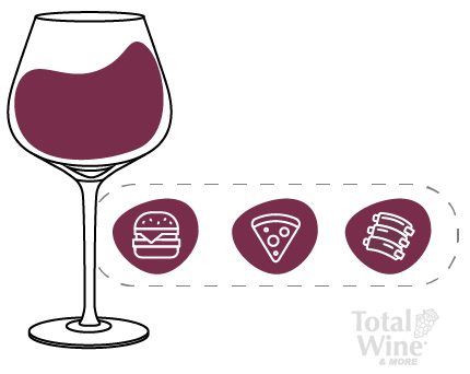 Merlot food pairings: burgers, pizza, ribs