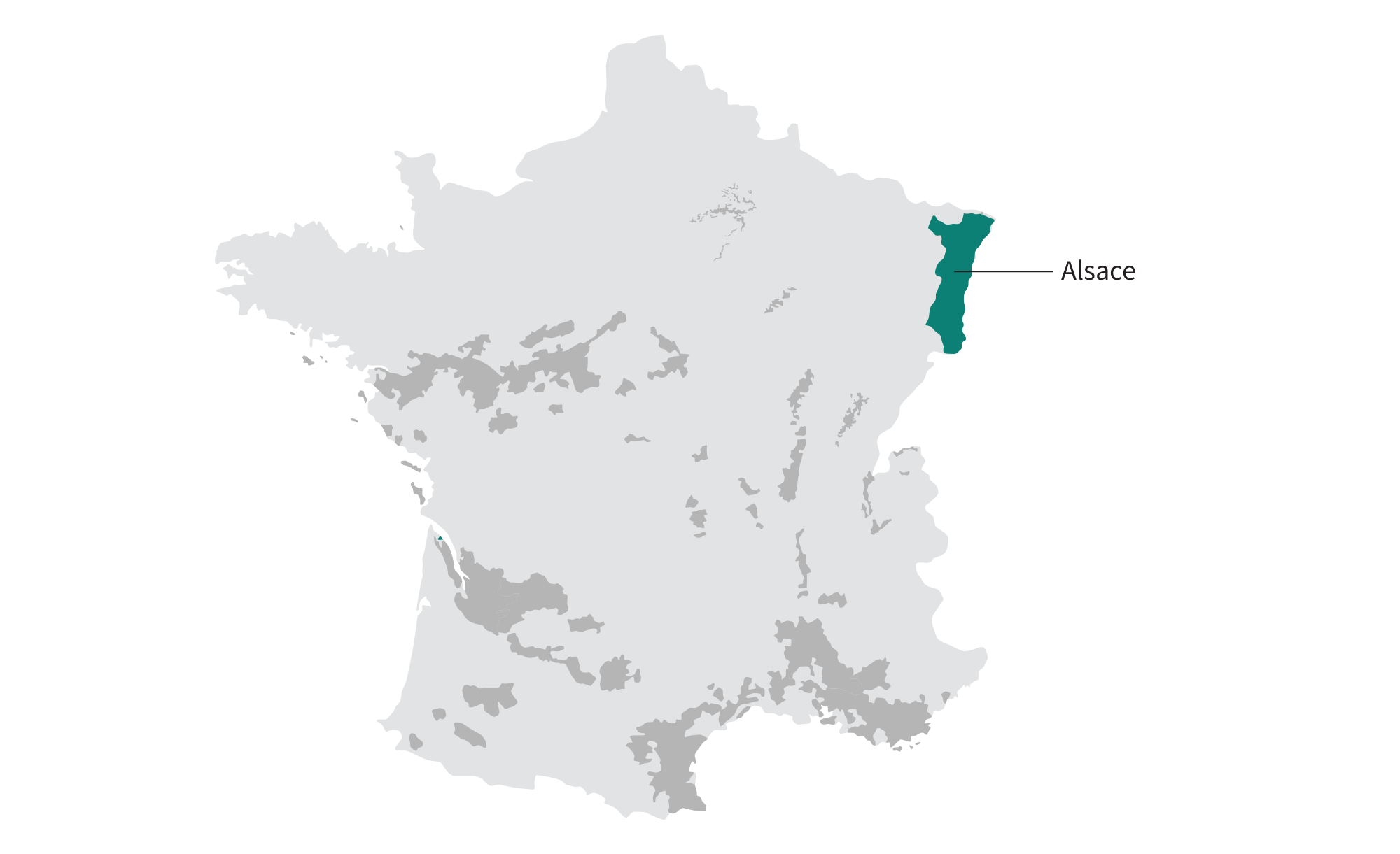 Pinot Grigio French wine regions: Alsace