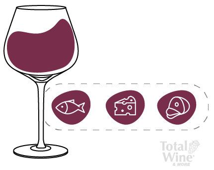 Pinot Noir food pairings: seafood, cheese, ham/pork