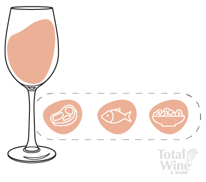 Rosé food pairings: red meat, seafood, salad