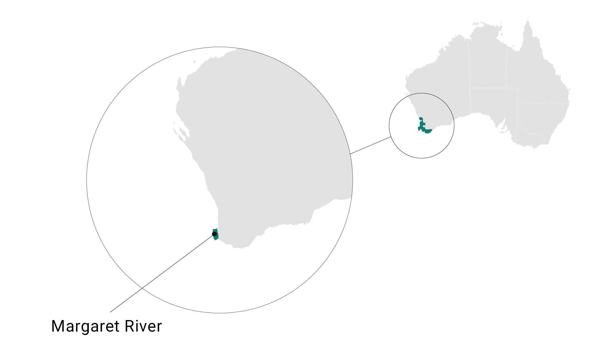 map of western australia wine region