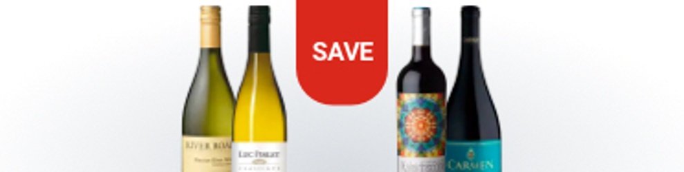 Get 3 Select Wines for $33 at.