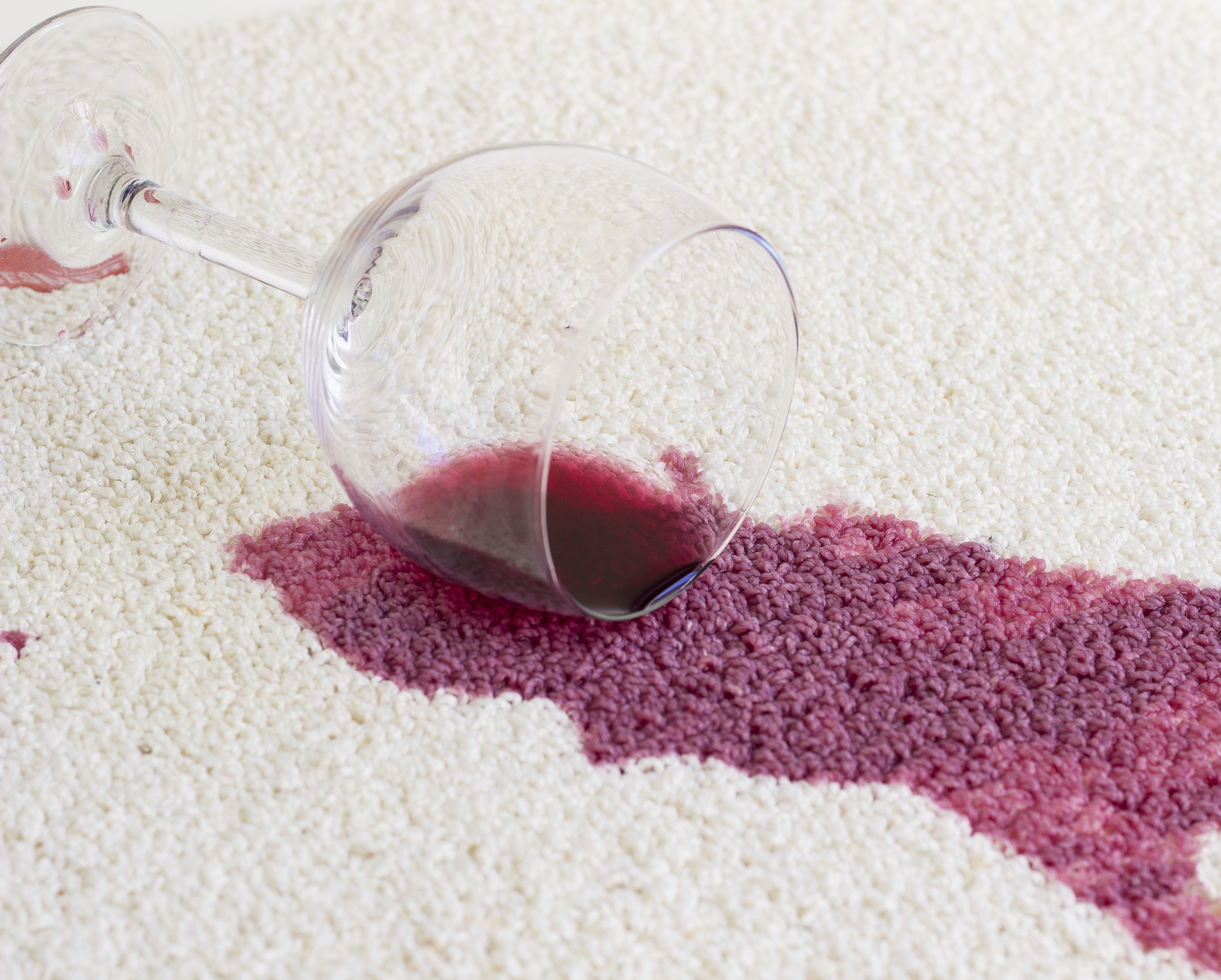 red wine spill carpet