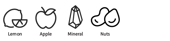 Cava from penedes flavor icons