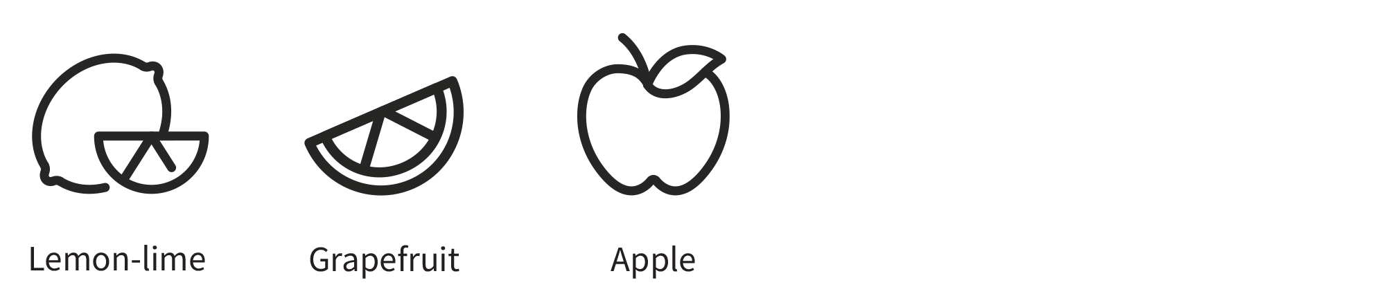 vinho verde wine flavor icons