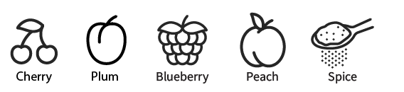 deep salmon pink rose flavor icons