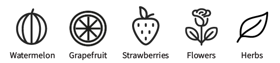 pale salmon pink flavor icons