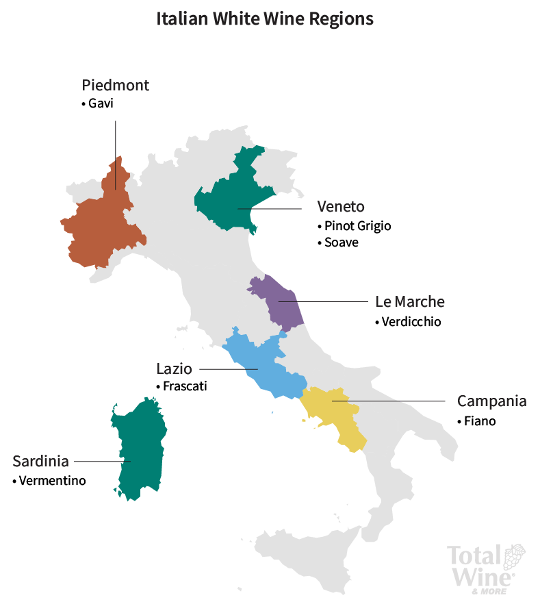white wine in italy