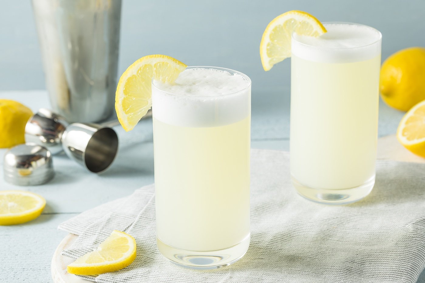 Gin Fizz Cocktail