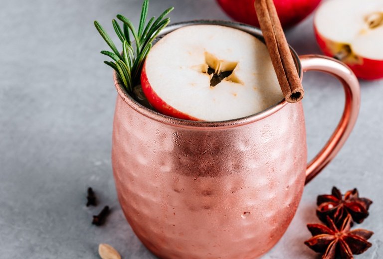 Apple Cider Moscow Mules Pitchers - The Farmwife Drinks