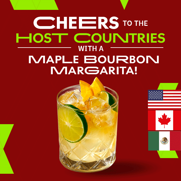 CHEERS to the Host Counties with a Maple Bourbon Margarita